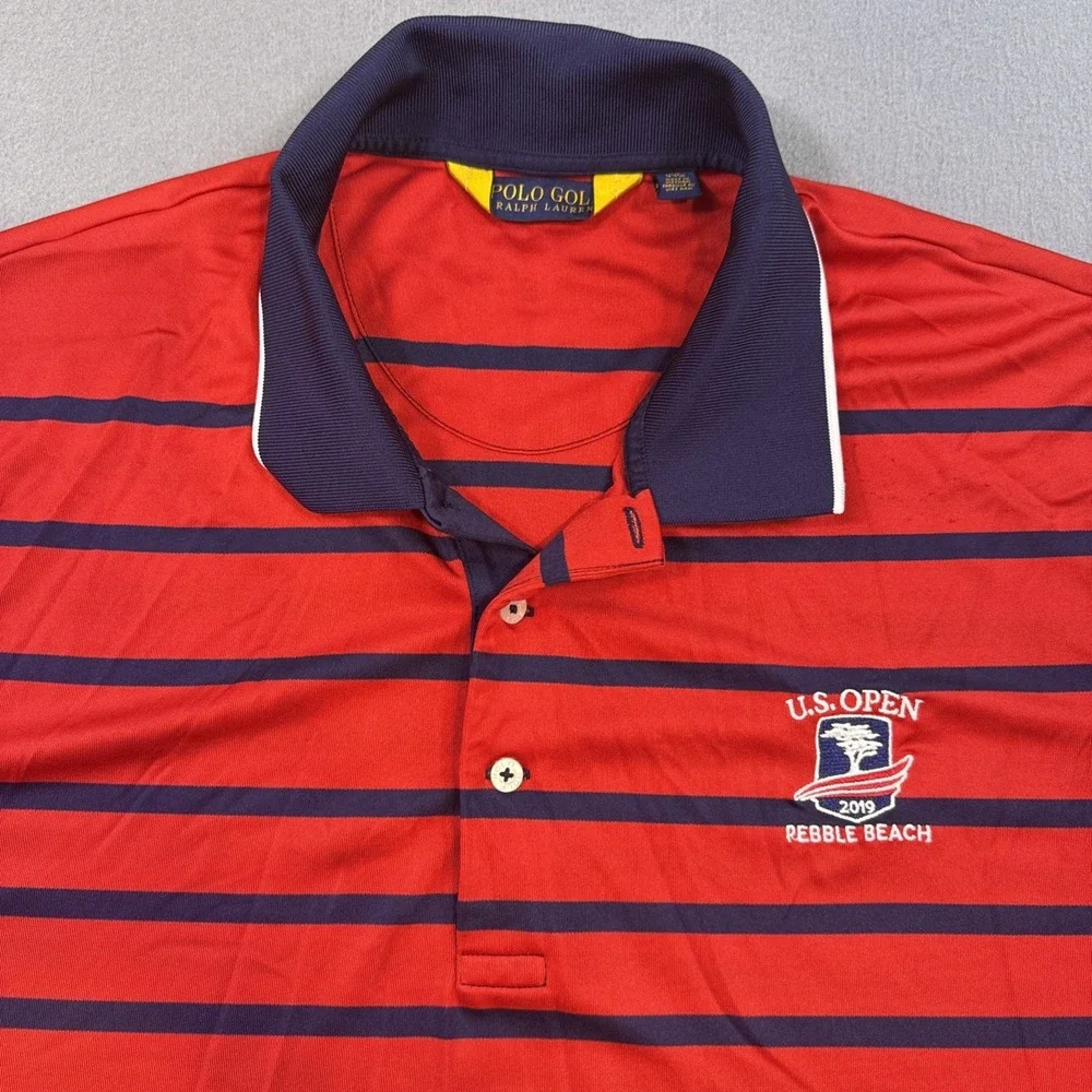 US Open Pebble Beach Shirt Mens XXL Golf Polo USGA 2019 Ralph Lauren